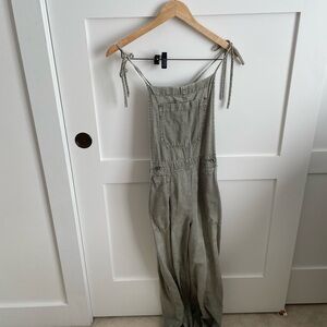 Free People Olive Jumpsuit